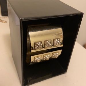 VICTORIA SECRET gold metal cuff bracelet
